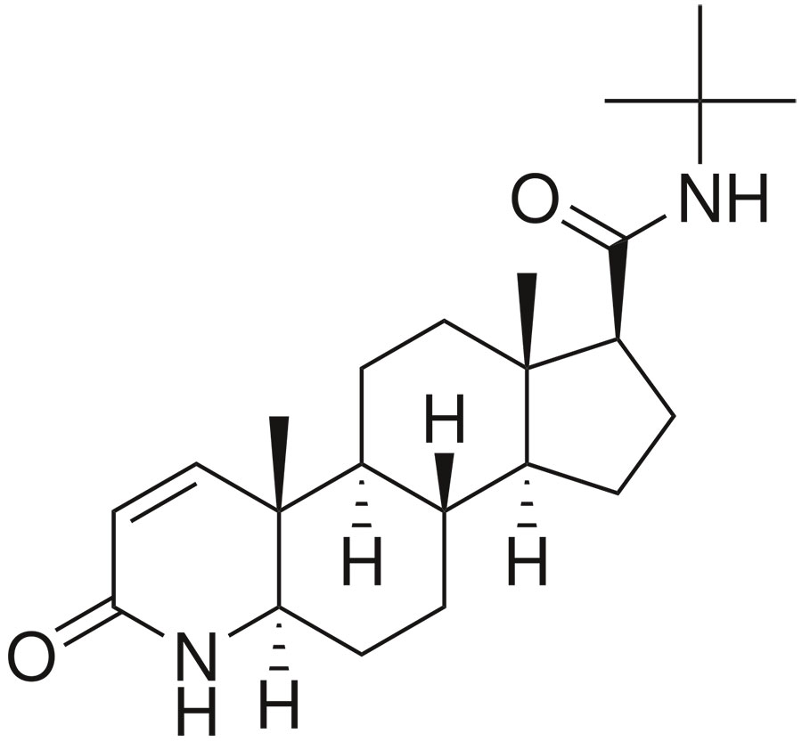 Finasteridin kemiallinen kaava on C23H36N2O2.
